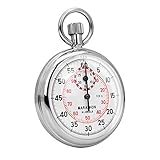 Marathon ST211003 Mechanical Stopwatch. Single Action Wind Up (Dual 1/5th sec. & 1/100th min. Graduations). Commercial Grade.