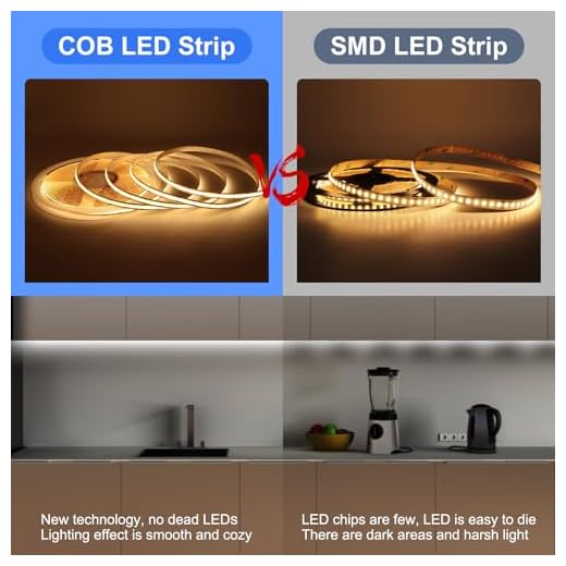 Super Bright 32.8ft COB LED Strip Light
