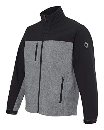 Image of DRI DUCK - Motion Soft Shell Jacket - 5350 - XL - Deep Blue Heather / Deep Blue
