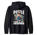 Puzzle Solving Is My Superpower Funny Jigsaw Nerd