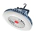 ZNMDOK Ventilatore con Luce da Campeggio a LED, Luce da Campeggio Ricaricabile con Gancio per Appendere, può caricare Il Telefono per Campeggio, Escursionismo, uragano, Emergenza（118 * 168mm）