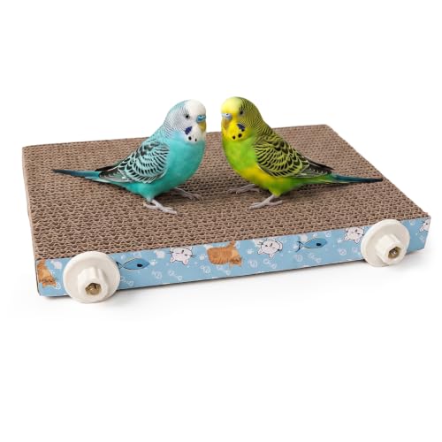 GlowUp 12.13in Paper Bird Toy, Platform Chew for Perch Parrots 1 Pack