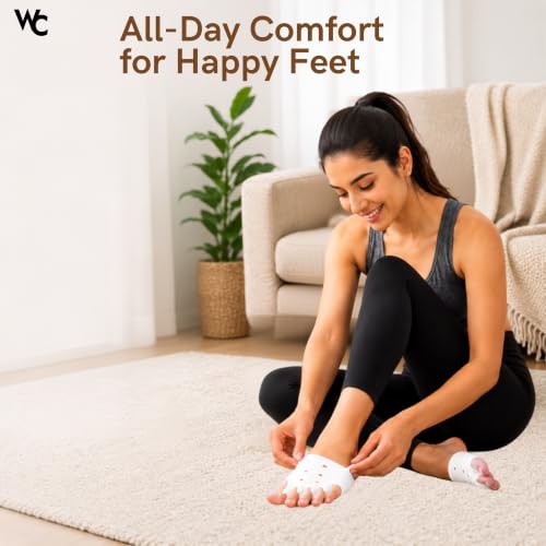Image of Wonder Care Toe Separator Socks Foot Alignment Bunion Corrector Silicone Spacer Hallux Valgus Support Unisex