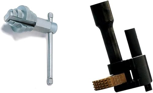 Miniatura 9 de RIDGID 31405 Modelo 342 Llave interna, plata, herramienta pequeña y superior 05255 Extractor de drenaje de tina de 1.5 pulgadas, elimina desagües de