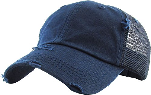 Image of Classic Plain Ponytail Messy High Bun Headwear Adjustable Cotton Trucker Mesh Glitter Hat Baseball Cap