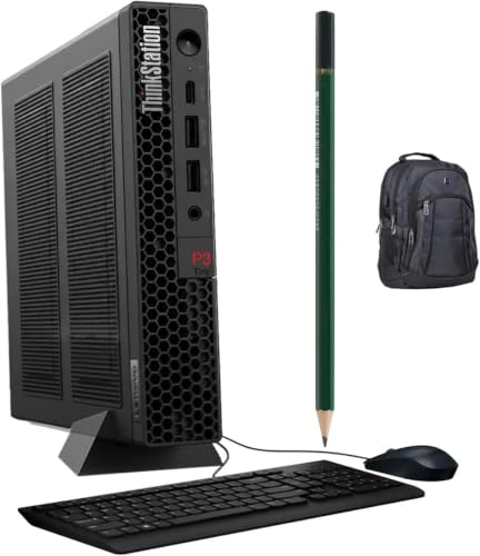 Lenovo ThinkStation P3 Tiny Workstation Mini Desktop (Intel i5-13500�AIntel UHD 770 ���L�A32GB DDR5�A512GB PCIe SSD�AWiFi 6E�ABluetooth