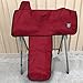 Harrison Howard 600 Denier Splash-Resistant Protective Saddle Cover Protection from Scratches, Direct Sunlight, and Dust/Debris Keeps Saddle in Pristine Condition-Red