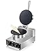 110V Electric Ice Cream Cone Maker 1300W Commercial Waffle Cone Machine 1300W Electric Stainless Steel Egg Cone Baker Non Stick coating with Temp & Time Control for for Restaurant Bakeries