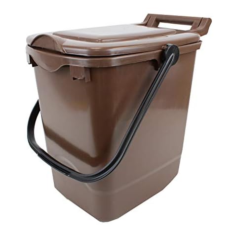 23L Brown Compost Caddy for Food Waste Cover