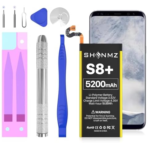 4500mAh Battery Replacement for Samsung S8 Plus Cover
