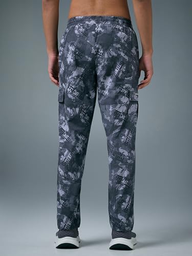 Image of TECHNOSPORT Men's Polyester Stretchable Cargo Pants with UPF50+, Quick Dry for Gym, Sports & Regular Use