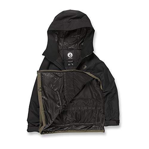 Volcom Boys' Sluff Insulated Snowboard Winter Jacket, Dark Teak S3, X-Small #TOP2
