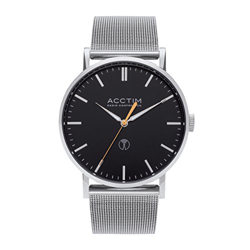 Price comparison product image Acctim 60426 Sterling Dual Band Radio Controlled Watch in Silver