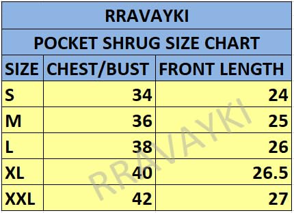 Image of Women's Cotton Shrugs with Pockets, Summer Shrugs for Ladies, Pack of Two
