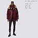 Alpha Industries N-3B Slim Fit Parka - Cold Weather Military Issue Parka - Maroon, S