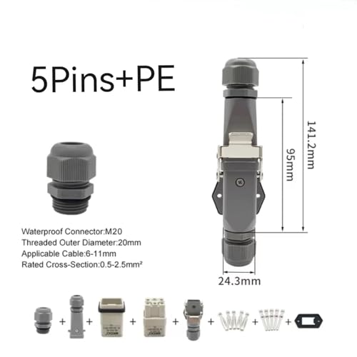 Conector rectangular de aviación industrial macho hembra impermeable 70r 2