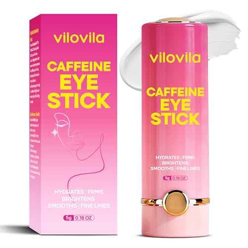 ViloVila Caffeine Eye Stick (0.18 oz), Under Eye Brightener &