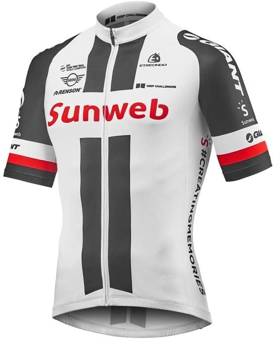 SGCIKER 2022 World Tour Team Cycling Jersey for Men,Short Sleeve Quick Dry Bike Shirt