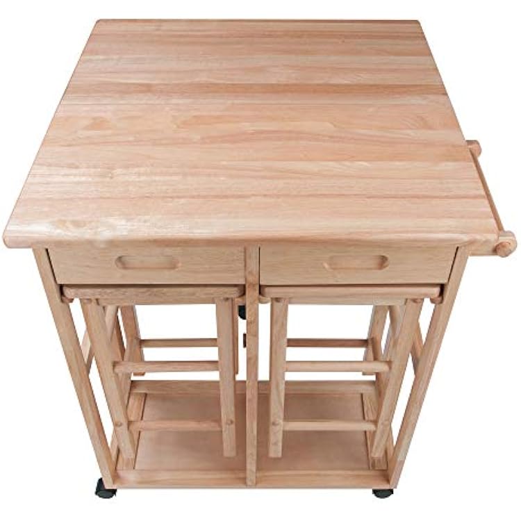 Winsome Wood Suzanne Kitchen, Square, Natural, Beech