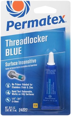 Permatex 24027 Surface Insensitive Threadlocker Blue, 0.20 oz.