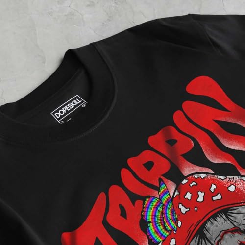 Image of DopeSkill Halloween Graphic Tee Streetwear Hip Hop Hypebeast Unisex T-Shirt Sneaker Colour Matching Shirts Spooky Graphic