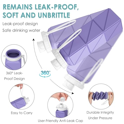 SPECIAL-MADE-Collapsible-Water-Bottles-Cups-Leakproof-Valve-Reusable-BPA-Free-Silicone-Foldable-Travel-Water-Bottle-Cup-for-Gym-Camping-Hiking-Travel-Sports-Lightweight-Durable