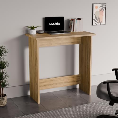 Image of beAAtho Apex Desk for Home Office & Study | Multipurpose Engineered Wood Table with Spacious Top,Premium Finish, Sturdy Legs & Easy DIY Assembly (Beige)