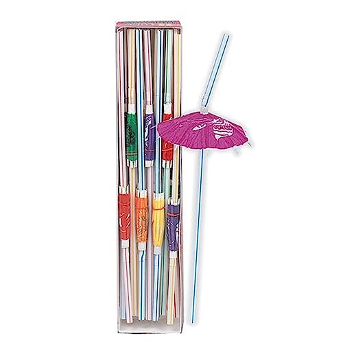 Luau Umbrella Straws, 25ct