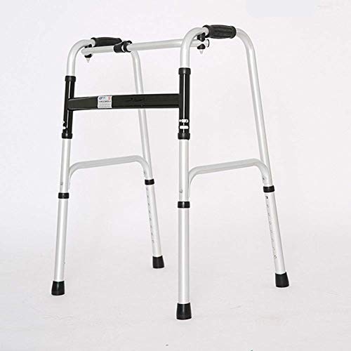 折りたたみ式歩行器、歩行スティック、実用的な軽量折りたたみ式調節可能な高齢者用歩行器、障害者用車輪付き、歩行、四足歩行リハビリテーション