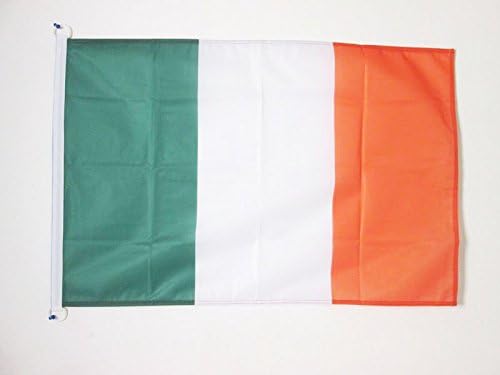 AZ FLAG, Ireland Flag, 3x5 Ft, External Use, Irish Banner Knitted Polyester with Two Plastic Rings, Fade Resistant