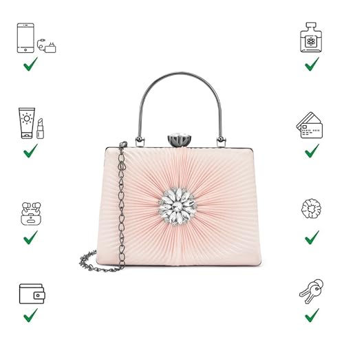 Image of Lavie Women's Ray Trapezoid Framed Clutch | Ladies Purse Handbag