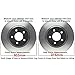 Detroit Axle - Brake Kit for 2008-2012 Jeep Liberty, 2007-2012 Dodge Nitro Brakes Rotors and Ceramic Brake Pads 2009 2010 Replacement: 11.89