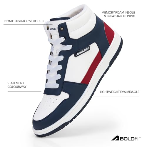 Image of Boldfit Sneakers for Man Lightweight Shoes for Men Comfortable Sneakers for Men Casual Shoes Mens Soft Cushion Insole Lace Up Casual Boys Shoe Sneaker ZeonX