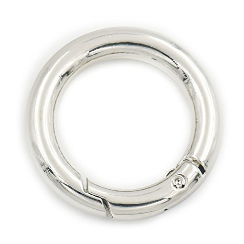fujiyuan 5 Stück 25 mm Trigger-Federtor 2,5 cm Schnalle Snap Clip Schlüsselanhänger offen O-Ring Gurtband Tasche Cover
