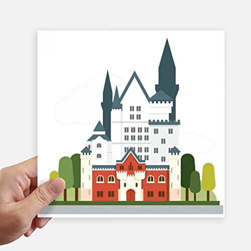 Decal Allemagne architecture 20cm imperméable pour mur et PC