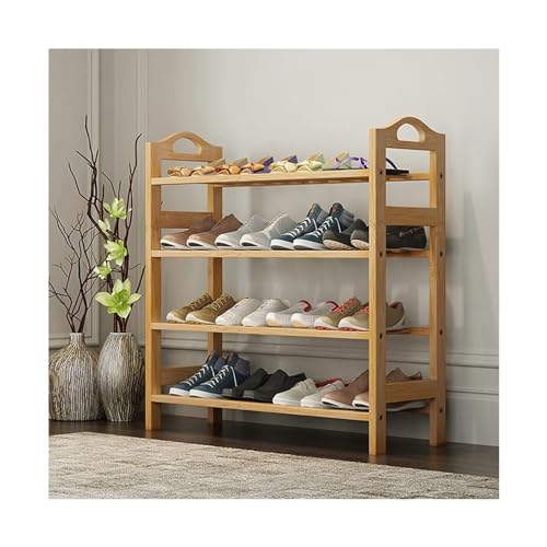 Étagère à chaussures multicouches compacte et meuble de rangement d'entrée modulable simple