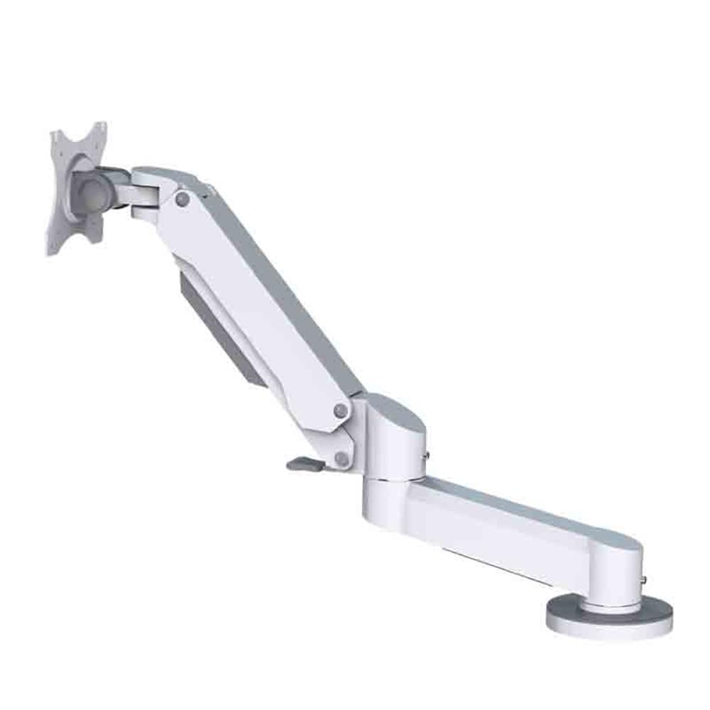 Aioneer Monitor Arm White Desktop Monitor Stand Swivel Adjustable 2-Arm Stand For 15-32 Inch Screen Monitor Mount Arm