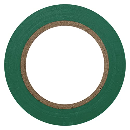EMOS PVC-Isolierband Grün 10er Pack, 15mm x 10m, 0,13mm Bandstärke, selbstklebend, hohe Spannungsfestigkeit und Anwendungstemperaturbereich, UV-beständig, wasserdichte Verbindung, ohne Textilgewebe