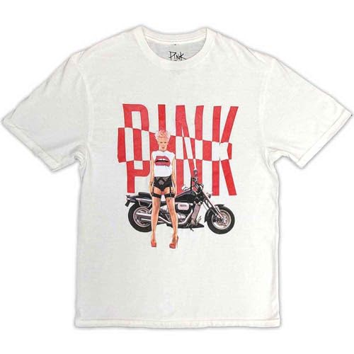 T-shirt Rose Motorbike ample XXL pour un confort maximal au quotidien