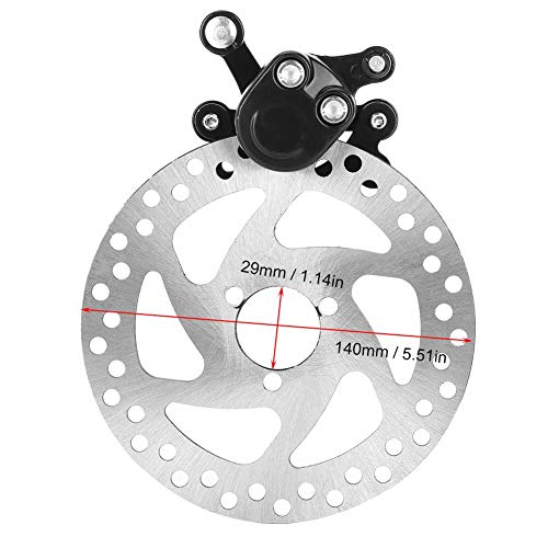 Brake Disc Scooter, Aluminum Alloy Mini Scooter Rear Disc Brake Set Brake Disc+Brake Caliper For Rotors Suvs #TOP1