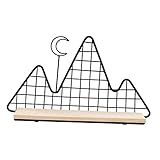 Support de rangement mural : processus de fabrication excellent, doux toucher, et vous n'avez jamais à vous soucier de vous blesser les mains, support de rangement de cloison en bois