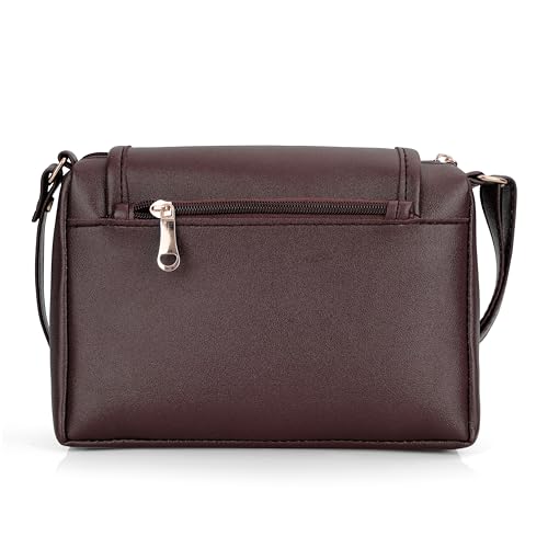 Image of J I ACCESSORIES Women's Stylish Crossbody Sling Bag - Elegant PU Leather Small Shoulder Purse with Adjustable Strap - Casual & Travel Handbag