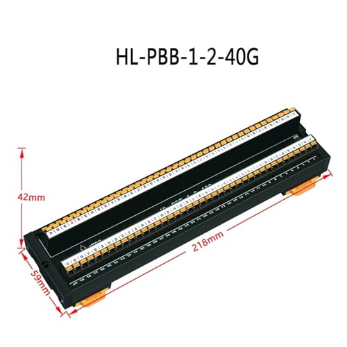 Adaptador de corriente para riel DIN con placa divisora de 40 vías rápida 2