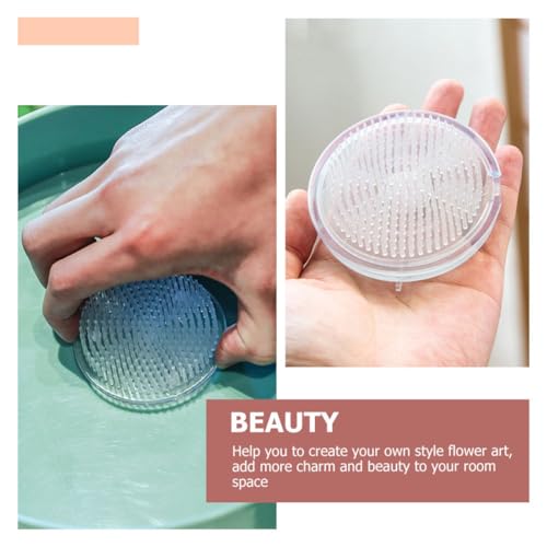Ranas de flores redondas de plástico para arreglos de mesa pack de 3 soportes reutilizables 5