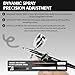 XDOVET Dual-Action Trigger Airbrush Kit Air Brush Painting Set with 0.3mm/0.5mm/0.8mm Needles,2cc/5cc/13cc/20cc/40cc Paint Cup, Air Hose for Tattoo, Makeup, Nail, Model, Art Hobby - for Pro & Beginner