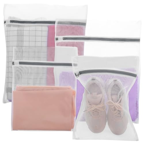 NIYANGLE 1 Juego bolsa de lavanderia Bolsas de lencería para lavadora Bolsa de embalaje de ropa de viaje bolsa de ropa sucia arañas de lavadora poliéster Grey