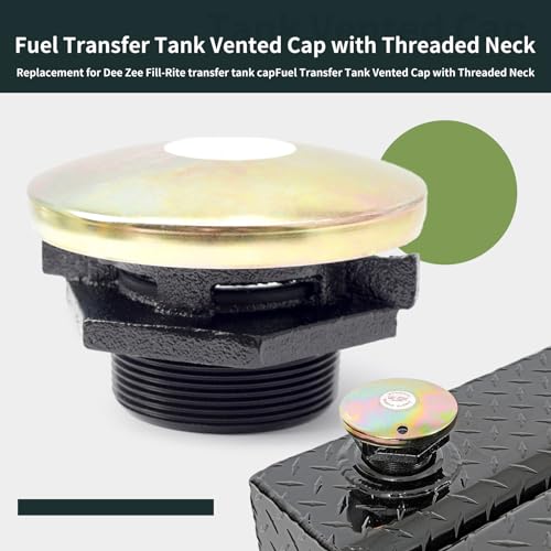 Allcsm 2 INCH NPT DIESEL FUEL TANK CAP Fuel Transfer Tank Vented Cap With Threaded Neck, Venting Pressure Diesel Fuel Tank Cap With 2 Inch Npt Base Use For Diesel Fuel Gas Transfer Tank & Vented Fuel Storage Tank Prevent Vapor Control Cap thumb #1