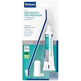 Virbac C.E.T.® Oral Hygiene Kit for Dogs | Poultry-flavor Toothpaste | Fingerbrush and Pet Toothbrush