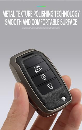 Étui pour clé Kia en cuir noir – L'accessoire auto de votre quotidien - 4