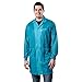 Desco 73653 Statshield ESD Smock, Lab Coat,Knitted Cuffs, Teal,Large